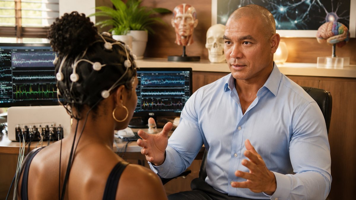 Reviewing a QEEG brain map report