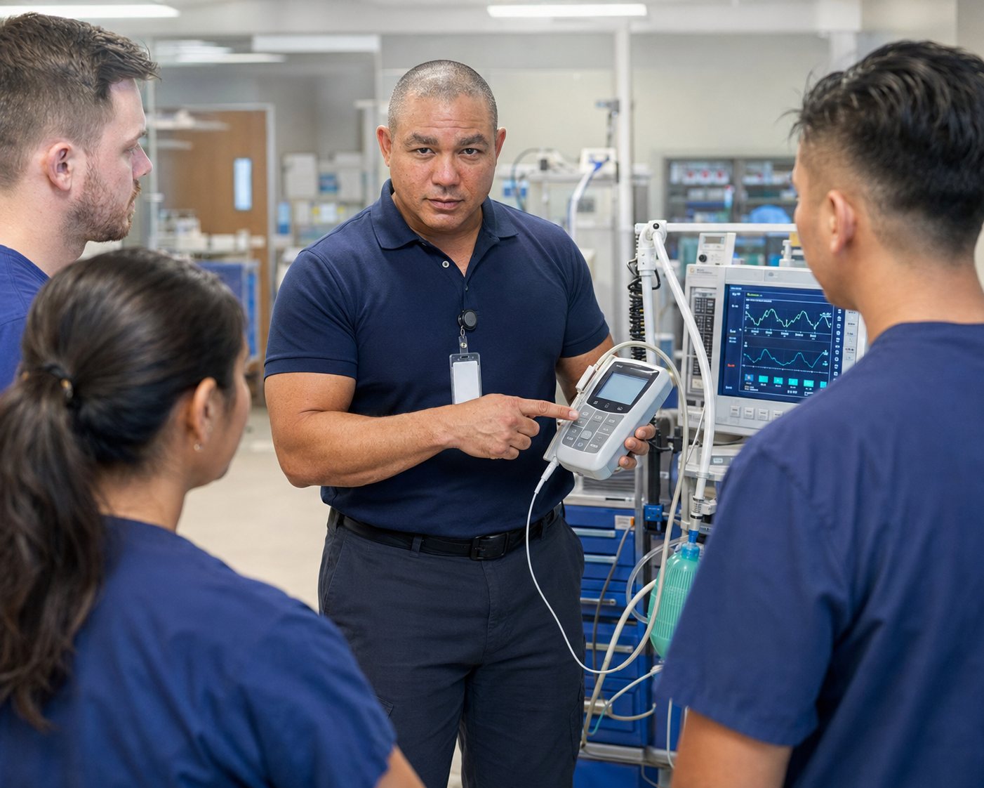 BiomedRx healthcare technology management team delivering neurofeedback for military veterans